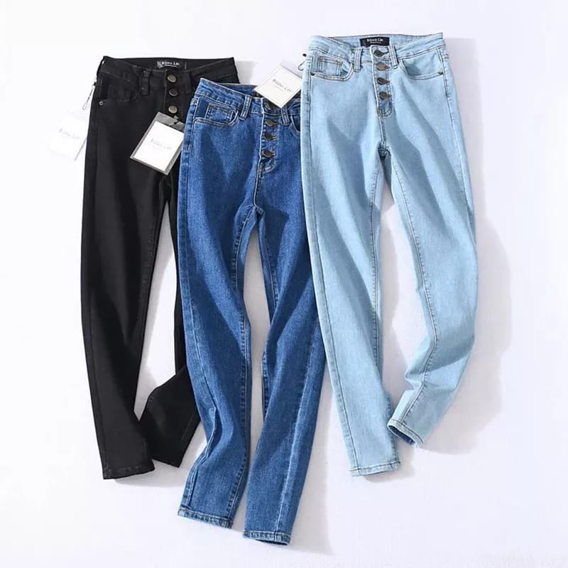 Women High waist Slim Fit Stretchable Denim Jeans Women High waist Slim Fit Stretchable Denim Jeans