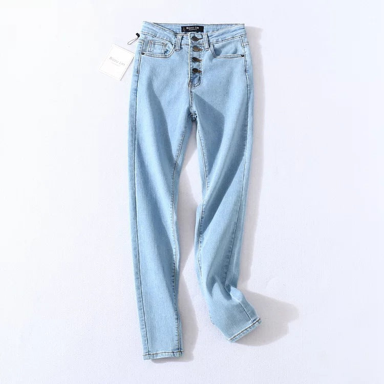 Women High waist Slim Fit Stretchable Denim Jeans Women High waist Slim Fit Stretchable Denim Jeans