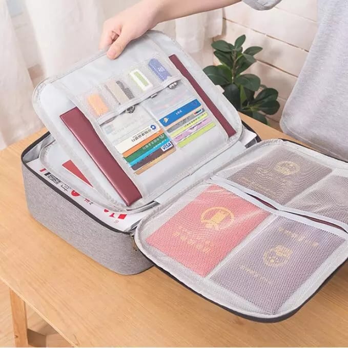 Document Organizer Bag File Storage Case for Travel Home Office - Tuzzut.com Qatar Online Shopping