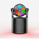 Mini Bluetooth Speaker with Fan LED Light ZQS1440 - Tuzzut.com Qatar Online Shopping