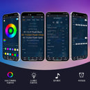 RGB Firework Led Music Light Strip with Remote and App Control - Tuzzut.com Qatar Online Shopping