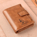 BINLIROO Anti theft Zipped Large Capacity Wallet PU Leather Wallet Purse - 2001 - Tuzzut.com Qatar Online Shopping