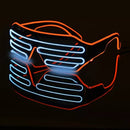 LED Luminous Glasses Glowing Neon Party Flashing Light Sunglasses - Tuzzut.com Qatar Online Shopping