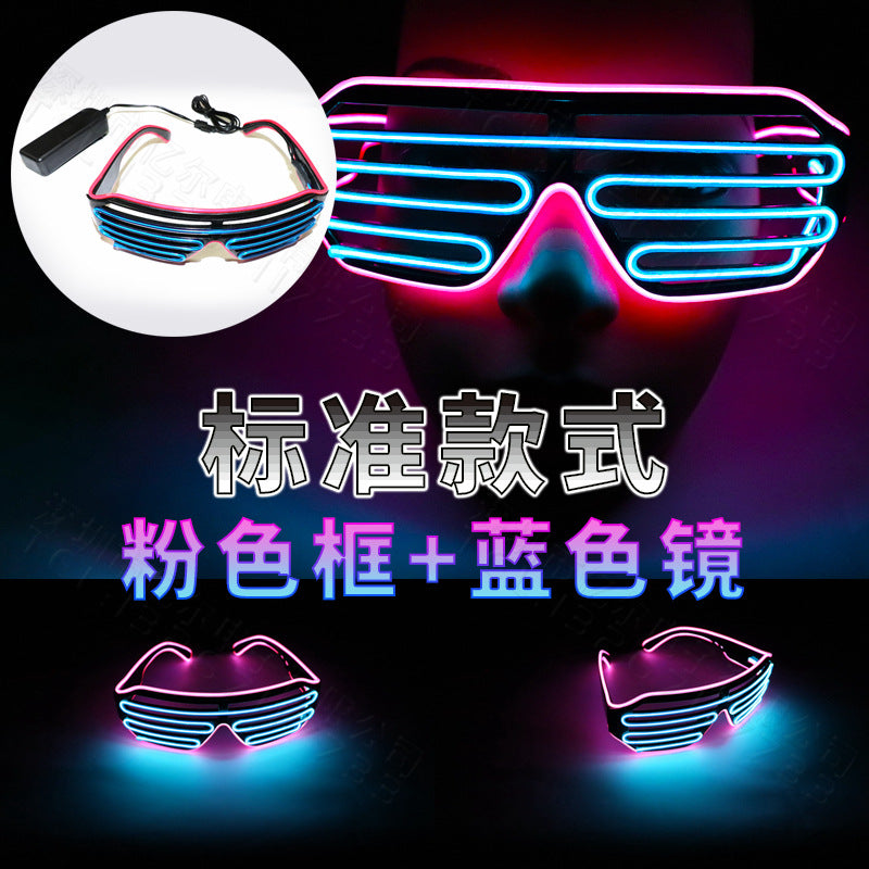 LED Luminous Glasses Glowing Neon Party Flashing Light Sunglasses LED Luminous Glasses Glowing Neon Party Flashing Light Sunglasses