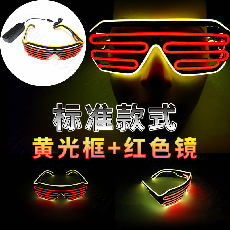 LED Luminous Glasses Glowing Neon Party Flashing Light Sunglasses LED Luminous Glasses Glowing Neon Party Flashing Light Sunglasses