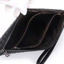 Men's woven Clutch Bag Large Capacity Soft Woven Handbags Luxury Brand Design Business Bag Fashion - Tuzzut.com Qatar Online Shopping