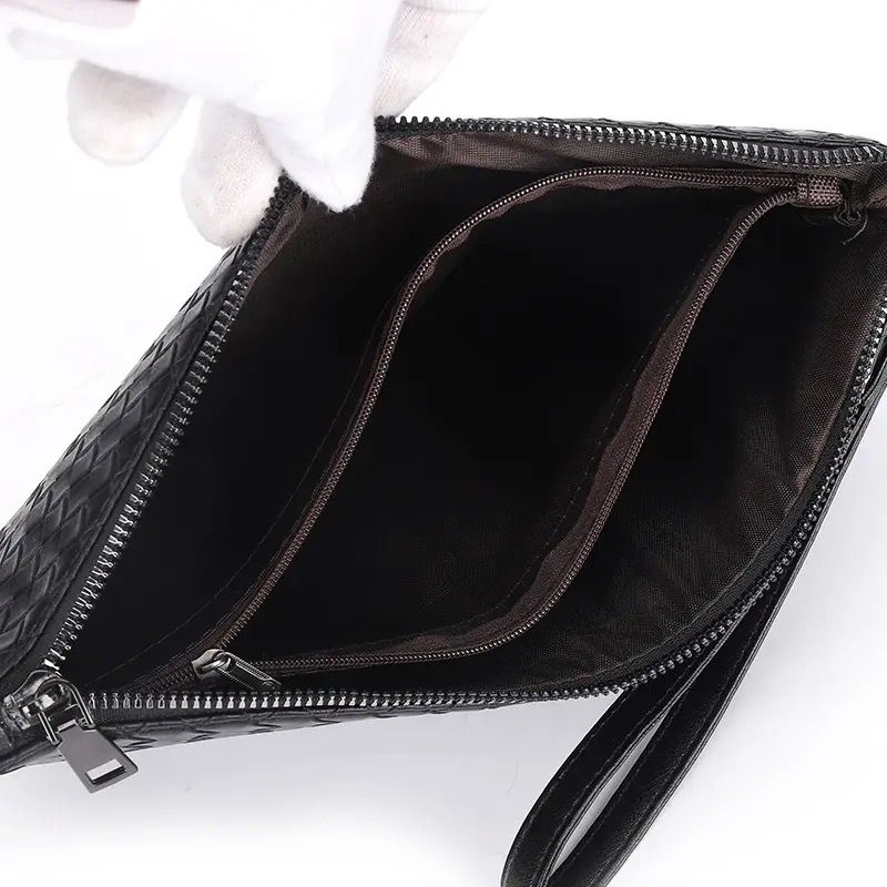 Men's woven Clutch Bag Large Capacity Soft Woven Handbags Luxury Design Bag X4671292 Men's woven Clutch Bag Large Capacity Soft Woven Handbags Luxury Design Bag X4671292
