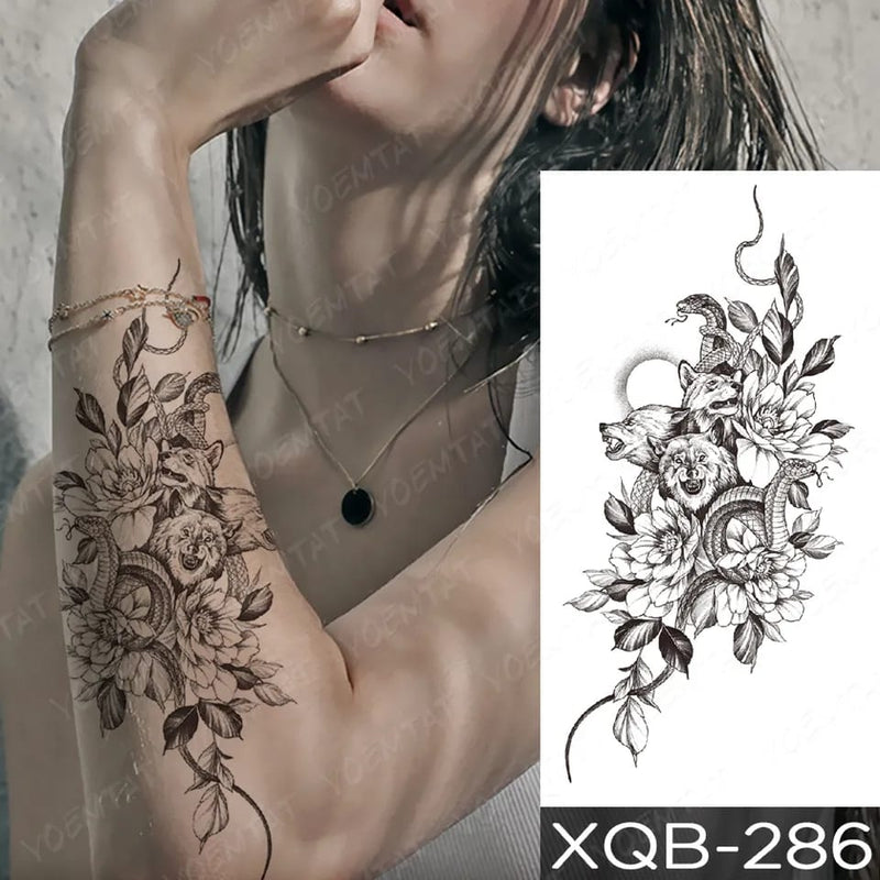 Body Art Temporary Tattoo Waterproof Sticker Underboobs Tattoo Designs - Tuzzut.com Qatar Online Shopping