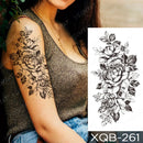 Body Art Temporary Tattoo Waterproof Sticker Underboobs Tattoo Designs - Tuzzut.com Qatar Online Shopping