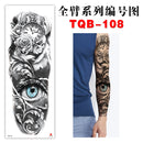 Large Arm Sleeve Body Art Temporary Tattoo Waterproof Sticker Fake Tattoo Designs - Tuzzut.com Qatar Online Shopping