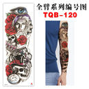Large Arm Sleeve Body Art Temporary Tattoo Waterproof Sticker Fake Tattoo Designs - Tuzzut.com Qatar Online Shopping