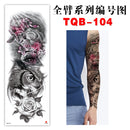 Large Arm Sleeve Body Art Temporary Tattoo Waterproof Sticker Fake Tattoo Designs - Tuzzut.com Qatar Online Shopping