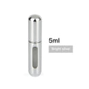 Portable Mini Refillable Perfume Bottle with Spray Scent Pump Empty Cosmetic Containers Spray Atomizer Bottle for Travel 5ml - Tuzzut.com Qatar Online Shopping