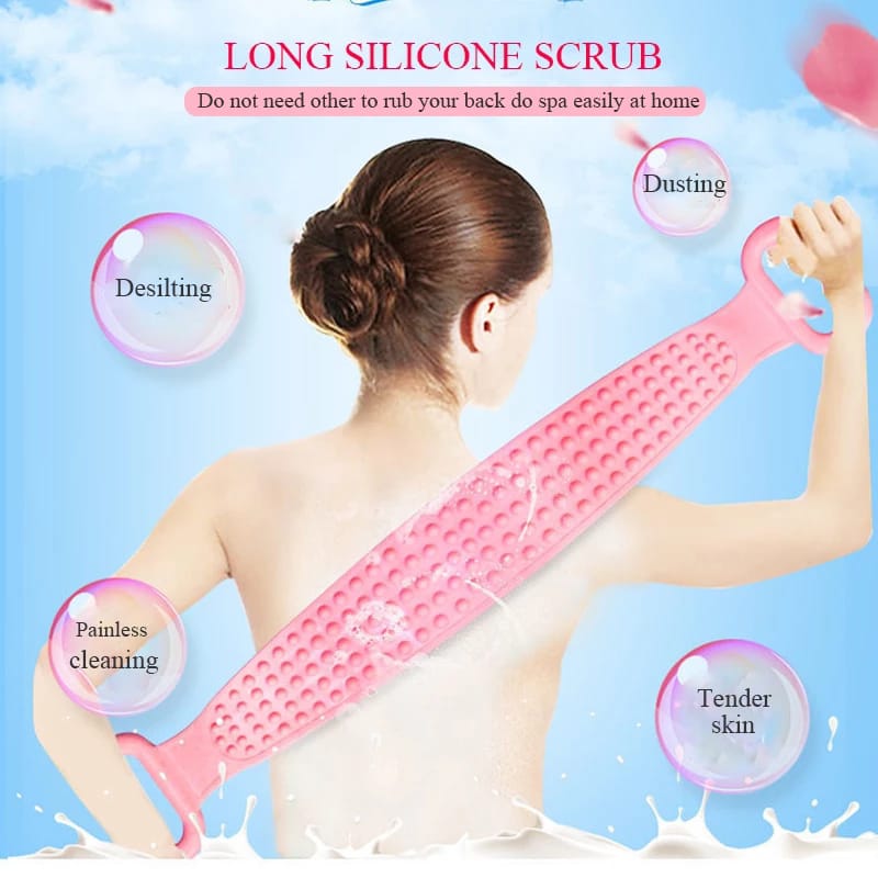 Silicone Back Scrubber Bath Shower Body Brush Silicone Back Scrubber Bath Shower Body Brush