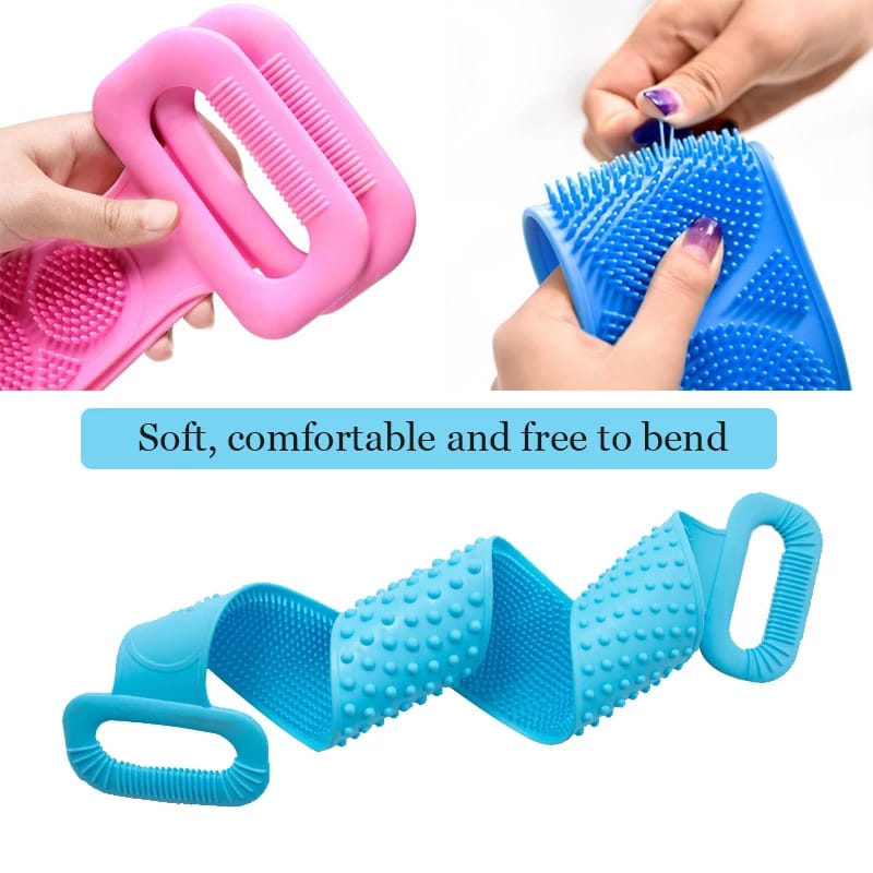 Silicone Back Scrubber Bath Shower Body Brush Silicone Back Scrubber Bath Shower Body Brush