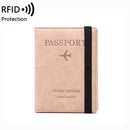 Passport Holder Cover, PU Leather RFID Travel Wallet Case Organiser Accessories, Passport Cover, Business Cards, Credit Cards, Boarding Passes - Tuzzut.com Qatar Online Shopping