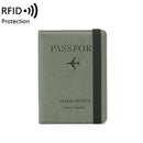 Passport Holder Cover, PU Leather RFID Travel Wallet Case Organiser Accessories, Passport Cover, Business Cards, Credit Cards, Boarding Passes - Tuzzut.com Qatar Online Shopping