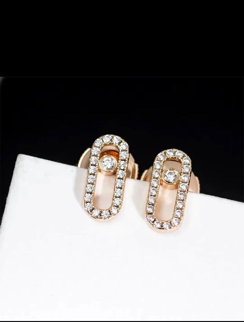 Luxury Gold Earrings Personality Design Sense Simple Earrings - Tuzzut.com Qatar Online Shopping