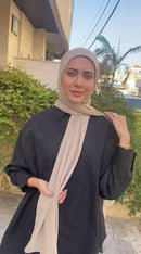 Chiffon Instant Hijab Scarfs Stretchable Shawl with Neck Cover - Tuzzut.com Qatar Online Shopping