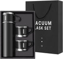 500ml 3 in 1 Stainless Steel Vacuum Flask Bottle With Cup Set - Business Gift Set - Tuzzut.com Qatar Online Shopping