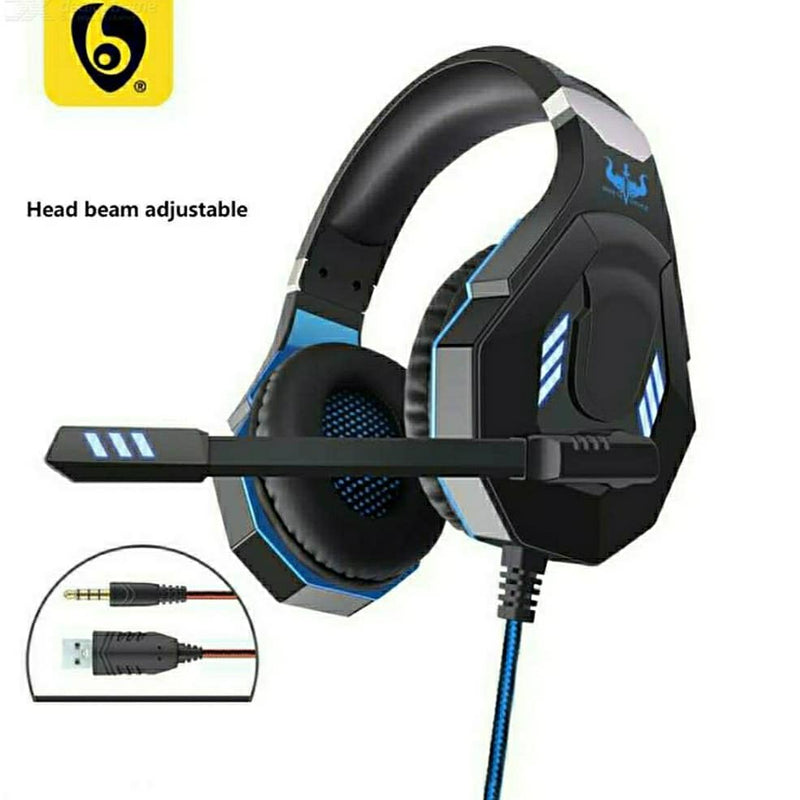 OVLENG GT93 Stereo Gaming Headset Over-ear Headphones with MIC LED Light - TUZZUT Qatar Online Store