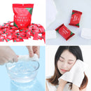 20pcs Compressed Portable Travel Face Towel Napkin Moistened Tissues - Tuzzut.com Qatar Online Shopping