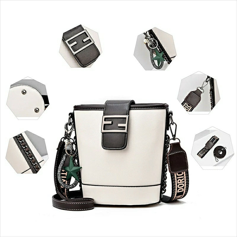 Wome's Luxury Fashion Design Vintage Bucket Mini Bag - TUZZUT Qatar Online Store