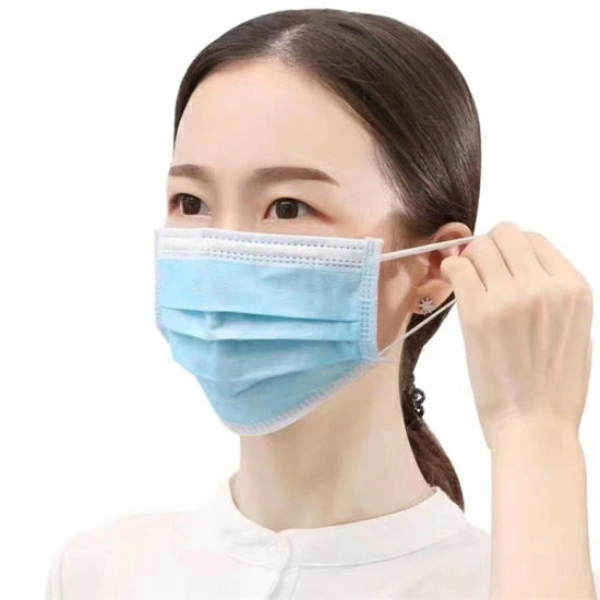 Disposable Face Mask (Pack of 50 Pcs) - Tuzzut.com Qatar Online Shopping
