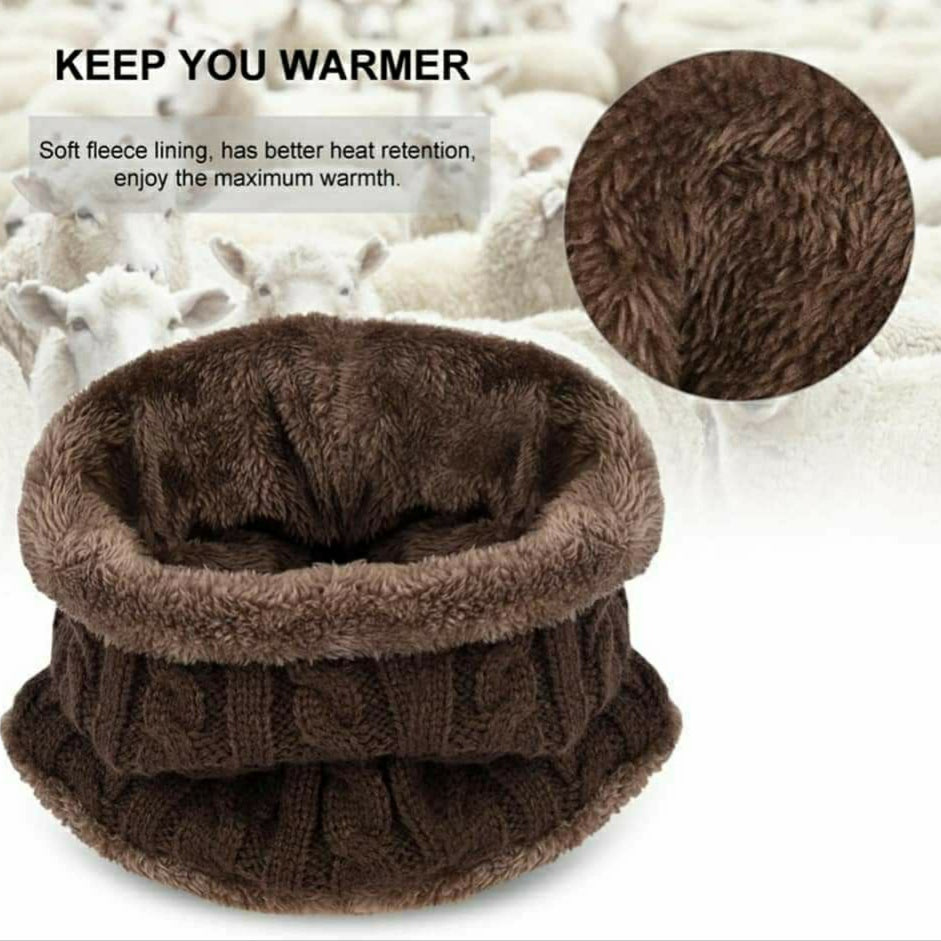 Winter Hat with Neck Warmer (Skullies & Beanies) For Men and Women 012354 Winter Hat with Neck Warmer (Skullies & Beanies) For Men and Women 012354