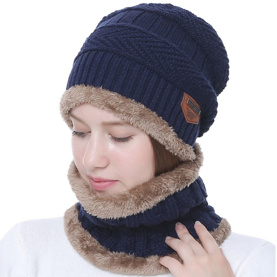 Winter Hat with Neck Warmer (Skullies & Beanies) For Men and Women 012354 Winter Hat with Neck Warmer (Skullies & Beanies) For Men and Women 012354