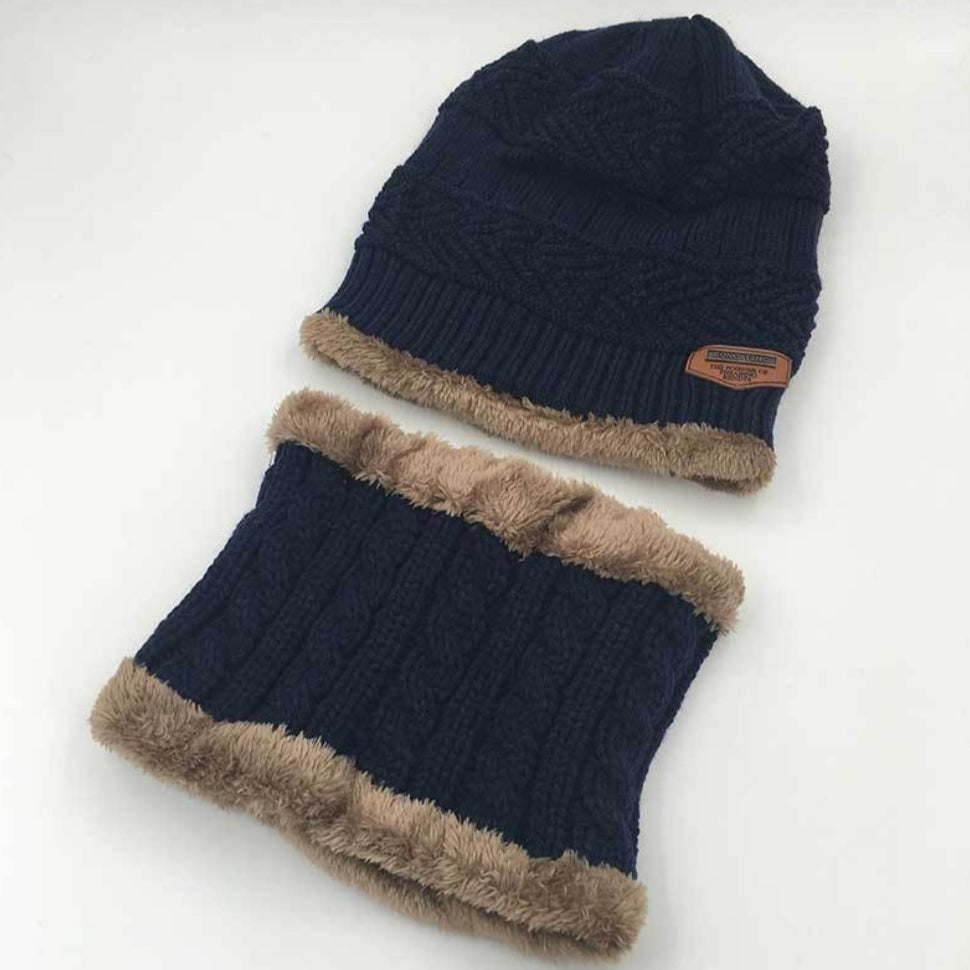 Winter Hat with Neck Warmer (Skullies & Beanies) For Men and Women 012354 Winter Hat with Neck Warmer (Skullies & Beanies) For Men and Women 012354