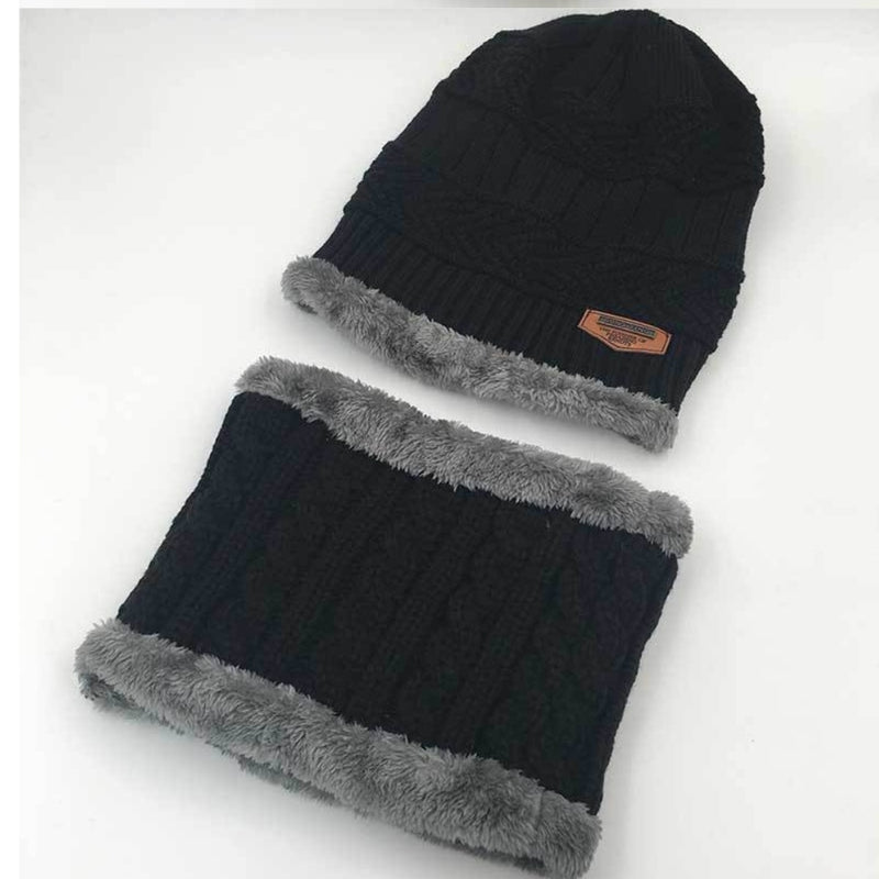Winter Hat with Neck Warmer (Skullies & Beanies) For Men and Women - Tuzzut.com Qatar Online Shopping