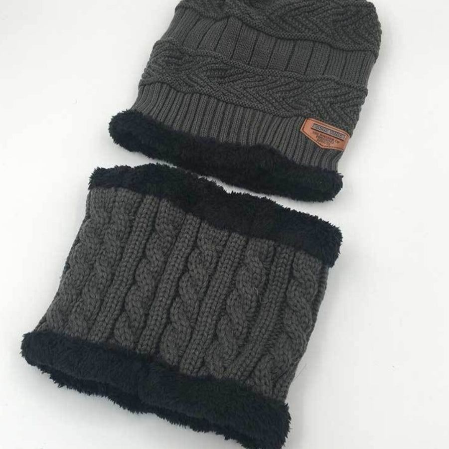 Winter Hat with Neck Warmer (Skullies & Beanies) For Men and Women 012354 Winter Hat with Neck Warmer (Skullies & Beanies) For Men and Women 012354