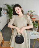 Women's Round Versatile Retro Shoulder Bag - Tuzzut.com Qatar Online Shopping