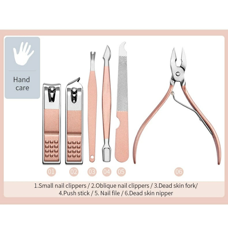 18 Pcs Professional Nail Art Manicure Tools Set 18 Pcs Professional Nail Art Manicure Tools Set