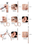 18 Pcs Professional Nail Art Manicure Tools Set - Tuzzut.com Qatar Online Shopping