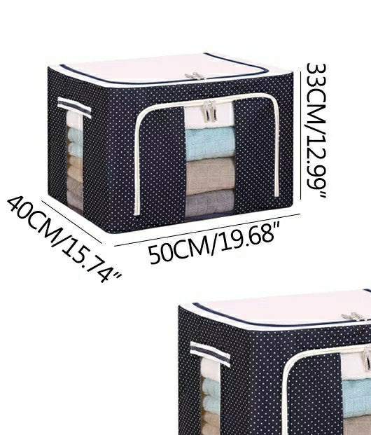 Clothing Storage Box Organizer Bag Foldable - Tuzzut.com Qatar Online Shopping