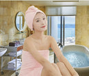 2Pcs Luxury Super Large Towel Set High Absorbent Soft - ( Bath Towel + Face Towel ) - Tuzzut.com Qatar Online Shopping