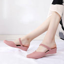 Fashion Elegant High-end Pointed Women's Half Slippers Model - 2020 - Tuzzut.com Qatar Online Shopping