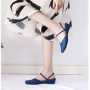 Fashion Elegant High-end Pointed Women's Half Slippers Model - 2020 - Tuzzut.com Qatar Online Shopping