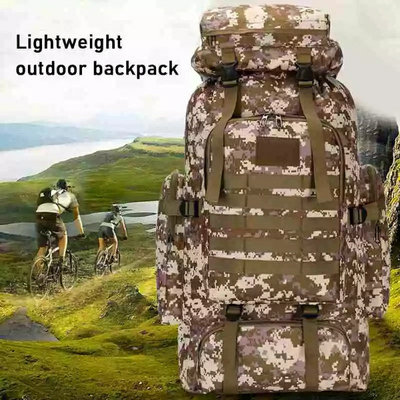 Large Capacity Hiking Army Luggage Camouflage Backpack - Multi-A - Tuzzut.com Qatar Online Shopping