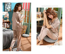 Women's Silk Satin Pajama Set Collar Short Sleeve Nightgown - Tuzzut.com Qatar Online Shopping