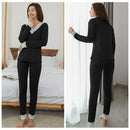 Ladies Fashion Full Sleeves Nightdress Sleepwear T245 - Tuzzut.com Qatar Online Shopping