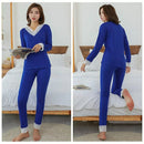 Ladies Fashion Full Sleeves Nightdress Sleepwear T245 - Tuzzut.com Qatar Online Shopping