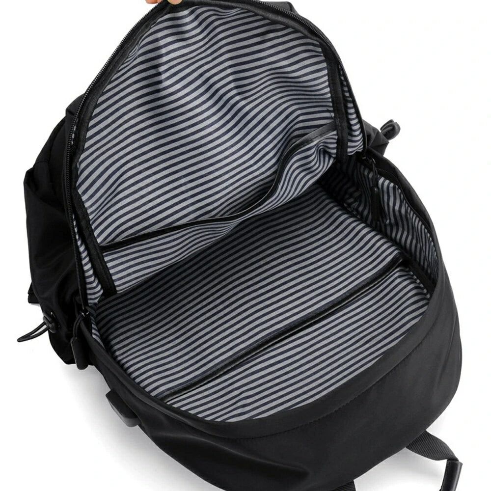 Laptop Backpack Shoulder Bag With USB Charging TB505 - Grey Laptop Backpack Shoulder Bag With USB Charging TB505 - Grey