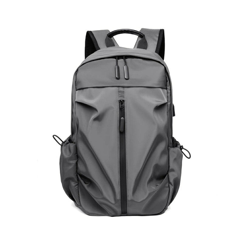 Laptop Backpack Shoulder Bag With USB Charging TB505 - Grey - TUZZUT Qatar Online Store