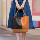 Rivet Multi Colour Large Capacity Women's Handbags 3 Pcs Set - EG242 - Tuzzut.com Qatar Online Shopping