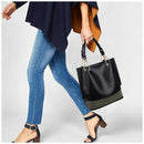 Rivet Multi Colour Large Capacity Women's Handbags 3 Pcs Set - EG242 - Tuzzut.com Qatar Online Shopping