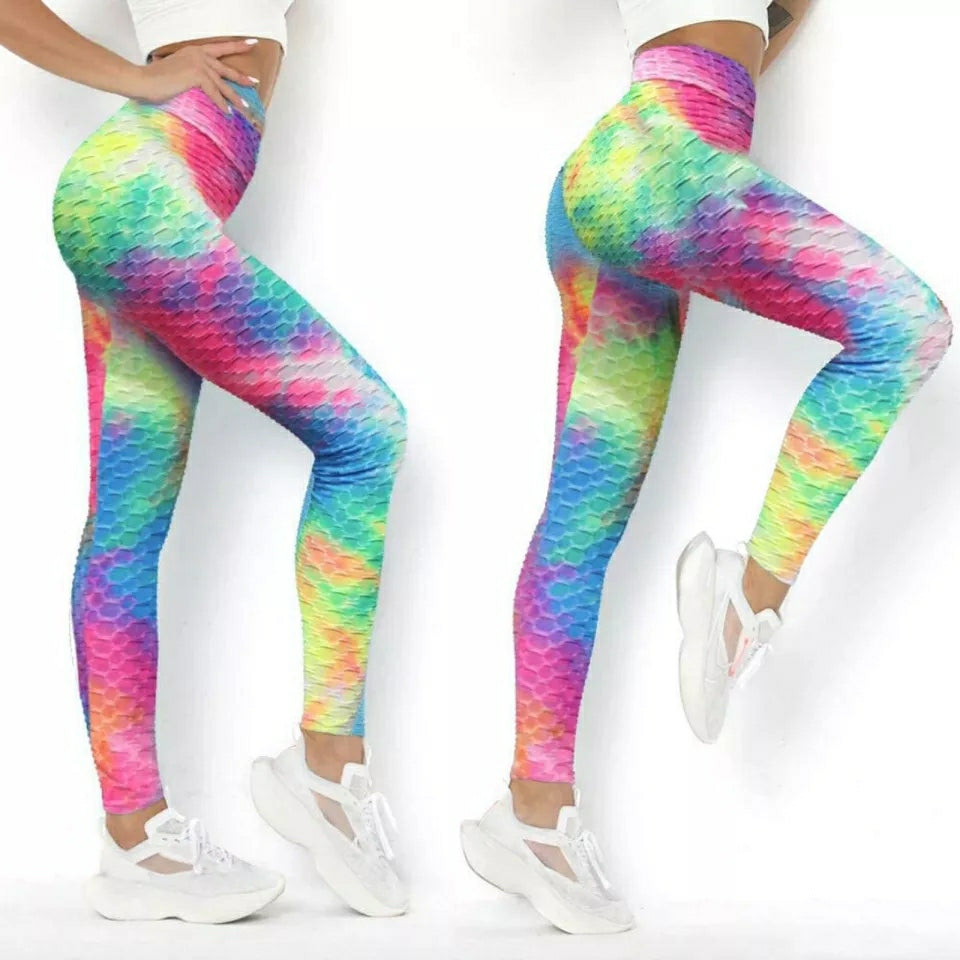 Women's Breathable Tights Slim Yoga Pant Sports Bottoms