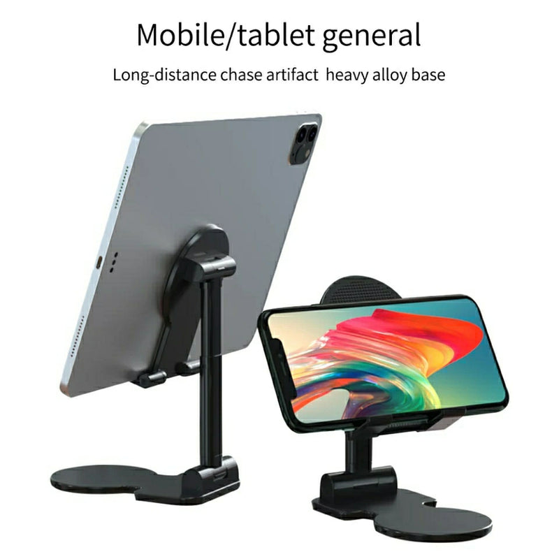 Foldable Desktop Phone Tablet Holder Portable- HD26 - Tuzzut.com Qatar Online Shopping